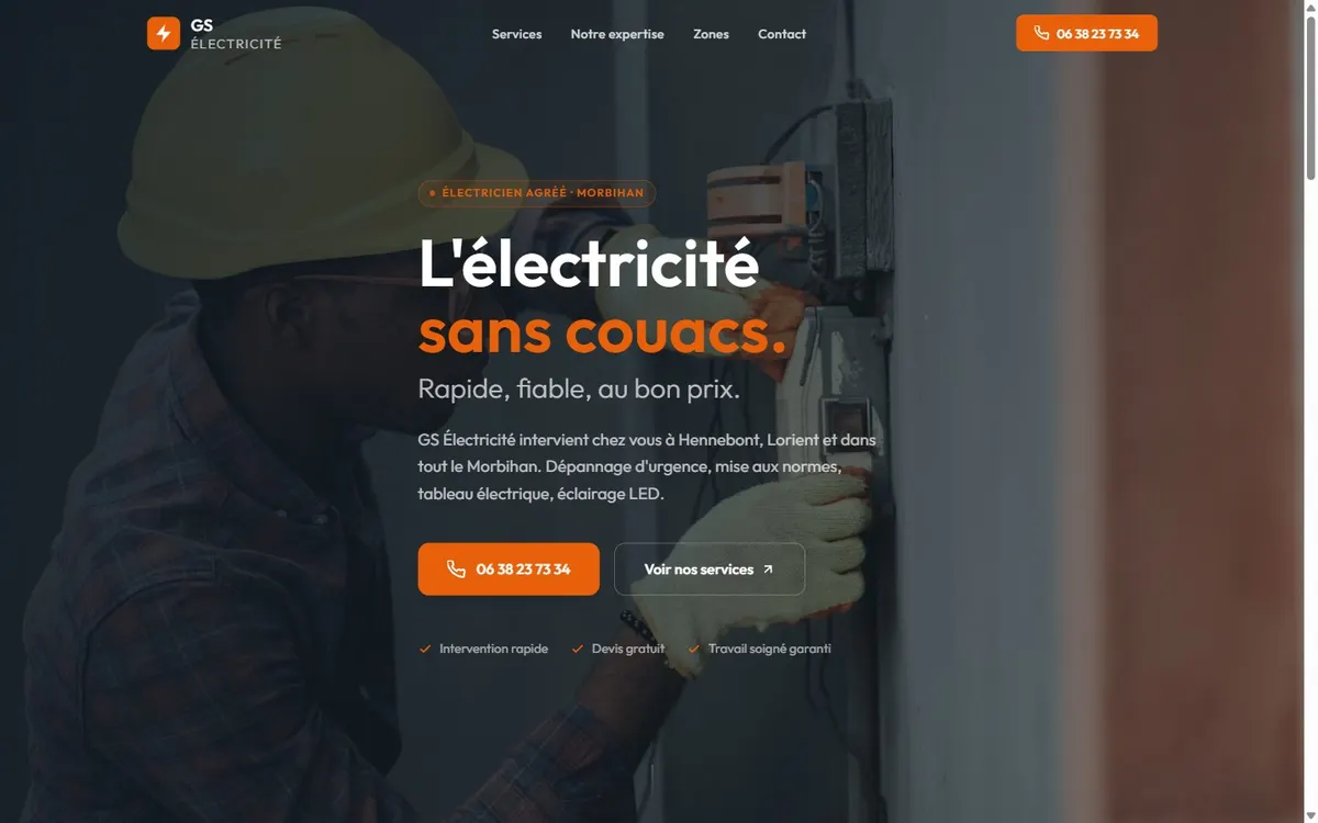 GS Électricité — électricien Hennebont