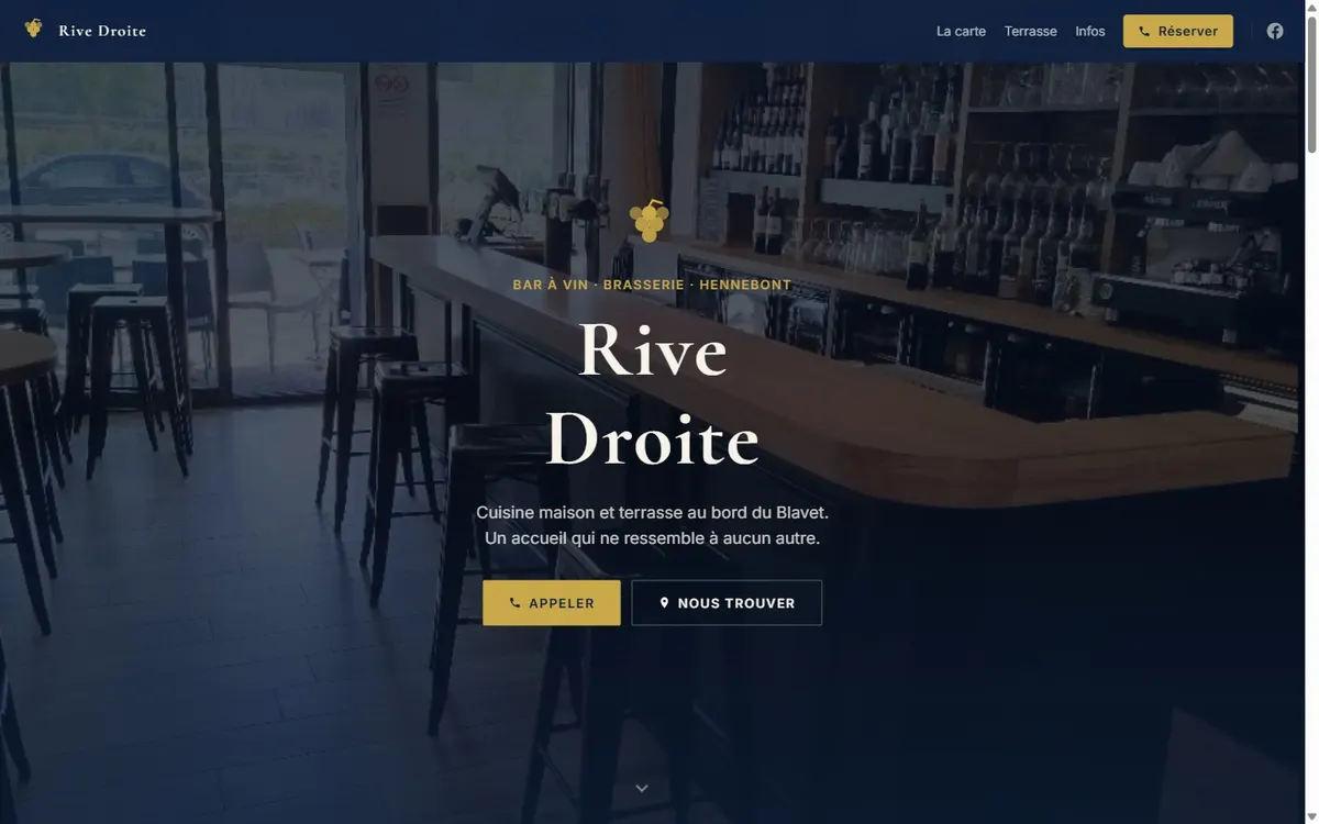 Le Rive Droite — bar à vin Hennebont